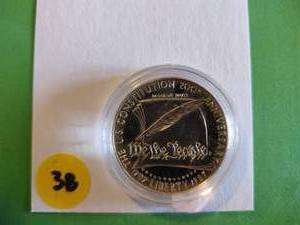 lot 38 image: 1987-S Constitution Proof Commemorative 90% Silver Dollar US Coin