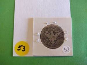 lot 53 image: 1905-S Barber Half Dollar