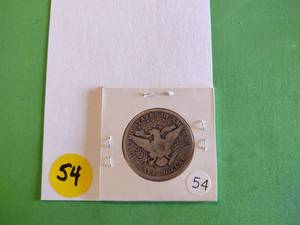 lot 54 image: 1906 Barber Half Dollar