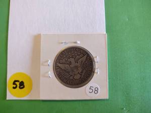 lot 58 image: 1907 Barber Half Dollar
