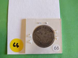 lot 66 image: 1909-S Barber Half Dollar