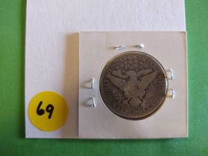 lot 69 image: 1912 Barber Half Dollar