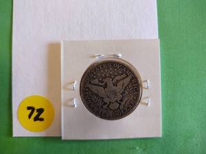 lot 72 image: 1913-D Barber Half Dollar