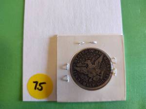 lot 75 image: 1915-S Barber Half Dollar