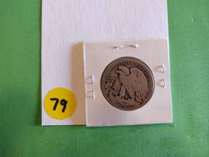 lot 79 image: 1920-S Walking Liberty Half Dollar