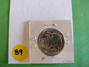 lot 89 image: 1942 BU Walking Liberty Half Dollar