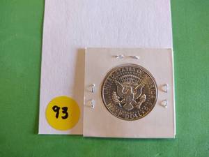 lot 93 image: 1964 BU 90% Silver Kennedy Half Dollar