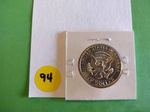 lot 94 image: 1964 BU 90% Silver Kennedy Half Dollar