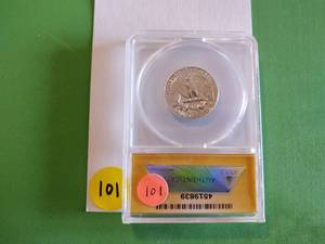 lot 101 image: 1961 Silver Washington Quarter ANACS Proof 67