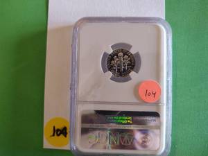 lot 104 image: 1962 Silver Roosevelt Dime NGC Proof 68
