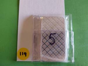 lot 119 image: Five Troy ounce Highland Mint Morgan Design .999 Silver Bar