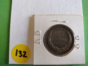 lot 132 image: 1920 Maine Commemorative Half Dollar - XF Condition