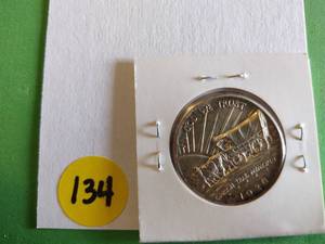 lot 134 image: 1926 Oregon Trail Commemorative Half Dollar - MS Nicely Toned