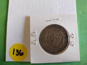 lot 136 image: 1936 Rhode Island Commemorative Half Dollar - AU Condition