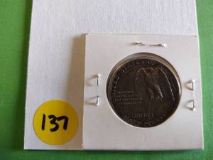lot 137 image: 1925 Stone Mountain Commemorative Half Dollar - MS Nicely Toned