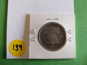 lot 139 image: 1926 Washington Sesqui Commemorative Half Dollar - AU Condition
