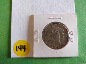 lot 144 image: 1950 D Franklin Half Dollar