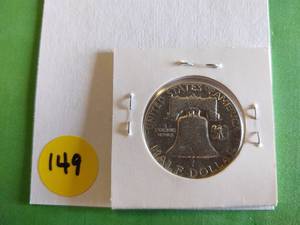 lot 149 image: 1953 S Franklin Half Dollar