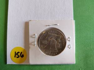 lot 156 image: 1963 D Franklin Half Dollar