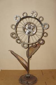 lot 2 image: Custom Large Metal Art Piece