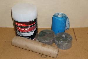 lot 12 image: Bondo and body repair consumables