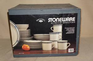 lot 27 image: Stoneware Serving Set