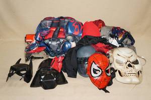 lot 31 image: Halloween and Superhero Masks