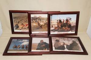 lot 79 image: Framed Dances with Wolves Movie Art