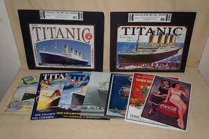 lot 80 image: Metal Signs - Titanic, Movies
