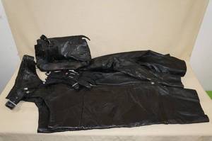 lot 83 image: Leather Chaps, Jacket, and Bag