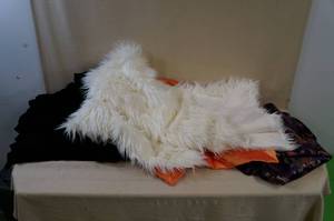 lot 86 image: Vintage Cape, Wrap, and Hat