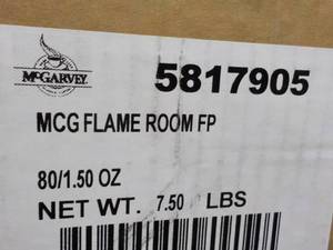 lot 58 image: Case of McGarvey MCC Flame Room FP ...