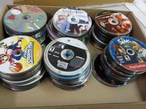lot 88 image: 300 or so CDs, Games, DVDs and Audi...