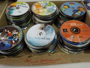 lot 94 image: 300 or so CDs, Games, DVDs and Audi...