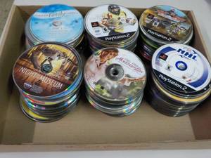 lot 97 image: 300 or so CDs, Games, DVDs and Audi...