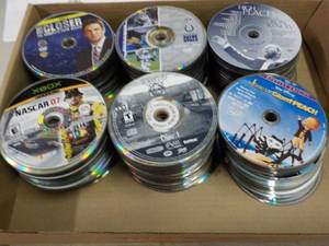 lot 101 image: 300 or so CDs, Games, DVDs and Audi...