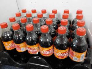 lot 125 image: 24 - 16 oz Bottles Orange Vanilla C...