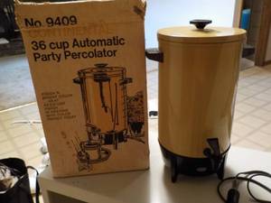 lot 115 image: 30 Cup percolator Coffee Pot...