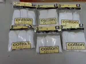 lot 145 image: 6 packs of Infant Sock size 6-18 mo...