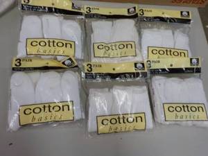lot 147 image: 6 packs of Infant Sock size 6-18 mo...