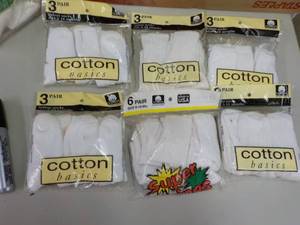 lot 149 image: 6 packs of Infant Sock Size 6-18 mo...