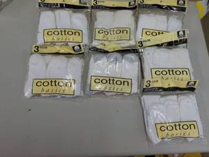 lot 150 image: 7 packs of Infant Sock Size 6-18 mo...