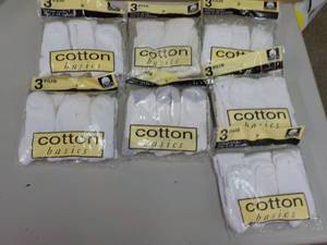 lot 151 image: 7 packs of Infant Sock Size 6-18 mo...