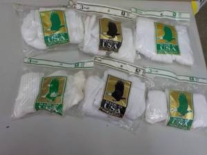 lot 155 image: 6 packs made in USA Sports Socks- s...