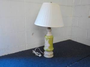 lot 165 image: Aladdin Green Lamp 26 tall...