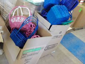 lot 209 image: 2 large Boxes of Baskets...