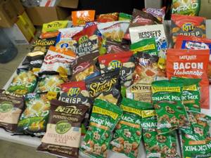 lot 174 image: Box of Snacks some past date...