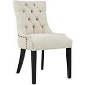 lot 29 image: Regent Beige Fabric Dining Chair by...