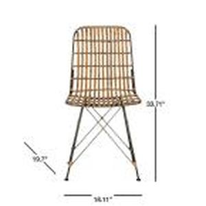 lot 145 image: Minerva Natural Brown Wash Wicker D...