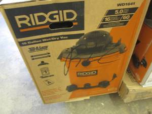 lot 15 image: Ridgid 16 Gal. 5.0-Peak HP WetDry ...